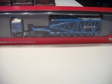 Herpa 303989 MB A 02 Semitieflade-SZ mit Anlenkstück für Liebherr Raupenkran  LR