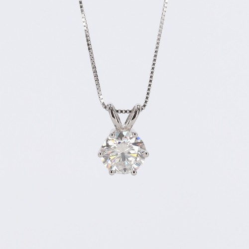 Karat moissanite anhänger - 4,