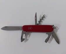 Schweizer Offiziersmesser Victorinox, Modell Spartan mit 12 Funktionen, rot