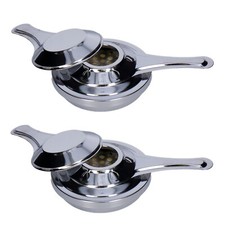 Alkoholbrenner Mini Alkoholkocher Fondue Brenner Camping 2er Set