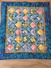 Patchwork-Babydecke Baumwolle