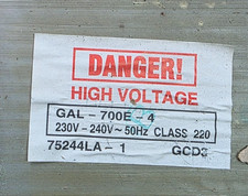 Mikrowellen Leistungstransformator GAL-700E-4 240V 700W