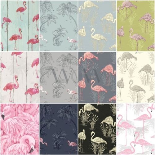 Flamingo tapete tropische - tapete,