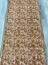 Tischläufer Korb Impressionen Geflecht ca.120x40 Korbgeflecht Zopfmuster braun