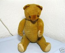 Uralter antiker Teddybär goldbrauner Teddy 5-Gelenk 48 cm Brumm-Ton