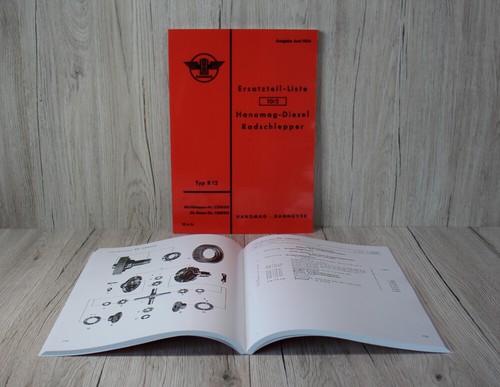 Hanomag ersatzteil liste - hanomag, 12