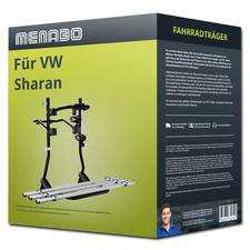 Menabo Fahrradträger Cobra Plus für VW Sharan Typ 7N - 3 Fahrräder NEU