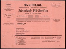 DR ca. 1885, Internationale