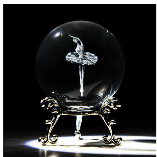 Lasergravur ballerina - 3d,