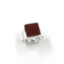 925 silber ring - 925, roter