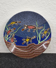 „Handbemalte Keramikschale – Mediterraner Stil – Dekoration oder Servierschale“