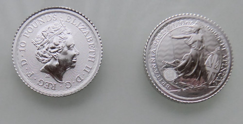 Platin unze britannia - 1/10,