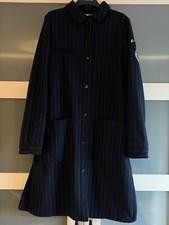 zara mantel trenchcoat blau in