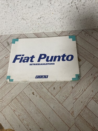 Fiat punto betriebsanleitung - punto,