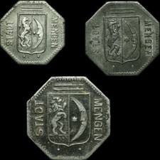 NOTGELD: 5, 10 & 50 Pfennig