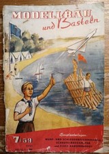 Modellbau und Basteln Zeitschriften 7/59 ohne Planbeilage Gebraucht