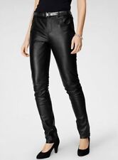 NEU: 5-POCKET LAMMNAPPA RÖHREN LEDERHOSE GR. 34 TAMARIS 190€ schwarz *56318938