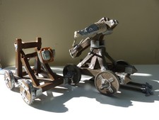 Sammlungsauflösung: Schleich Ritter - 2x Katapult leicht defekt