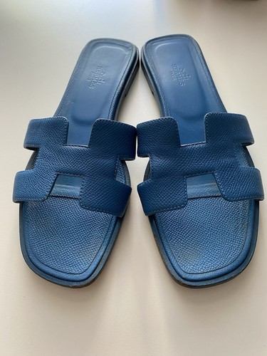 Hermès sandalen oran - oran, blau