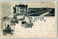 13456127 - 2942 Jever Haus der Getreuen Bismarck-Denkmal Kiebitz Gedicht Mein