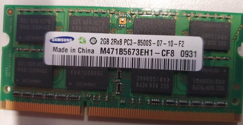 Samsung sodimm 2gb 2rx8 - pc3,