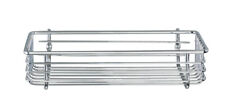WENKO Ablage Chrom Aufbewahrung Korb Regal Gäste WC Bad Accessoires 25x6x12cm