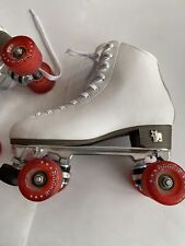 Roller Skates Rookie Classic Artistic II Weiß, rote Rollen Größe 40,5 Rollschuhe