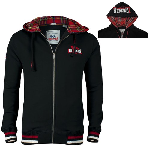 Lonsdale lancaster black zip - lonsdale,