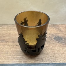 Teelichthalter Glas Metall