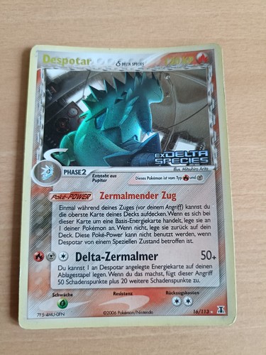 Despotar pokémon karte - despotar, 16/113