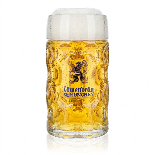 Löwenbräu bierglas - löwenbräu, 1l