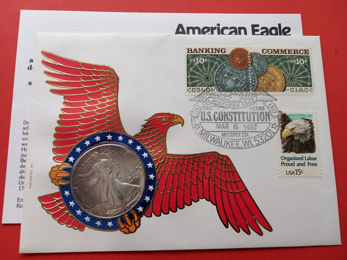 Numisbrief us dollar 1987 - -, us-dollar