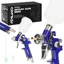 MINI HVLP Lackierpistole Spritzpistole Farbspritzpistole Druckluft 1.2mm Düse