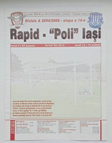 Programm rapid bucurești - programm,