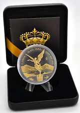 1 OZ Silber Libertad 2024 Mexico Gold Black Empire Edition in Box