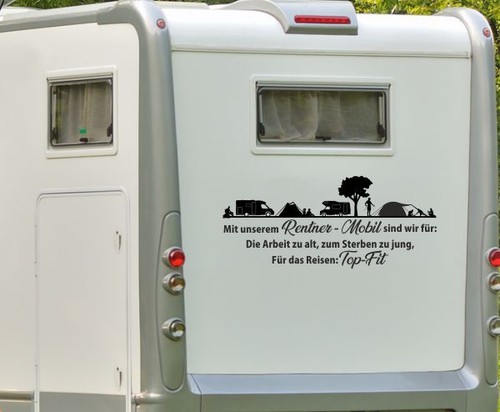 Aufkleber wohnwagen wohnmobil - wohnwagen,