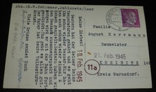 Volkssturm Feldpost 1945