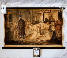 Vintage Rollbild Schulwandbild