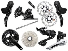 Shimano Gruppe 105 R7100 komplett inkl. Scheibenbremsen 2x12-fach