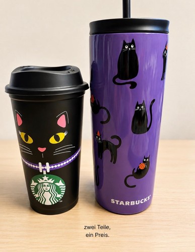 Starbucks katze tumbler - starbucks,