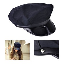 Schwarz Navy Cap Kapitäns
