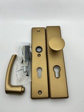 ABUS Haustür Schutz Beschlag HLS-KLS F4 Bronze Rundknauf 72mm / 8 mm Langschild