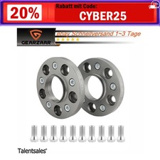 Spurverbreiterung Passend für BMW E90 E92 2x 25mm 5x120 mit Radschrauben Alu