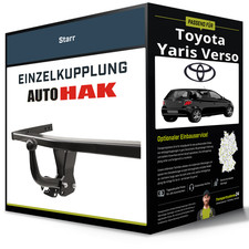Starre Anhängerkupplung für TOYOTA Yaris Verso 12.99- Typ NLP2/NCP2 Auto Hak NEU