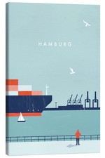 Leinwandbild Hamburg - Katinka