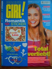 BRAVO GIRL 20 - 13.9. 2000 * Mode Beauty Boys Foto-Roman Extra:Romantik Sticker!