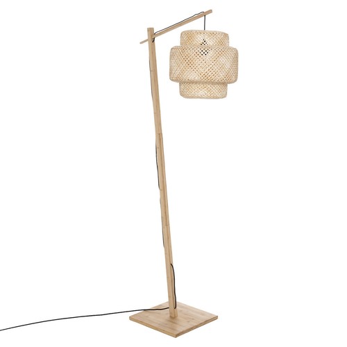 Stehlampe stehleuchte bambus - stehleuchte,