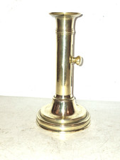 alter Kerzenleuchter, Messing, Leuchter,  Schiebeleuchter, Knopfleuchter um 1880