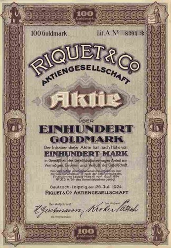 Riquet ag 1924 - &,