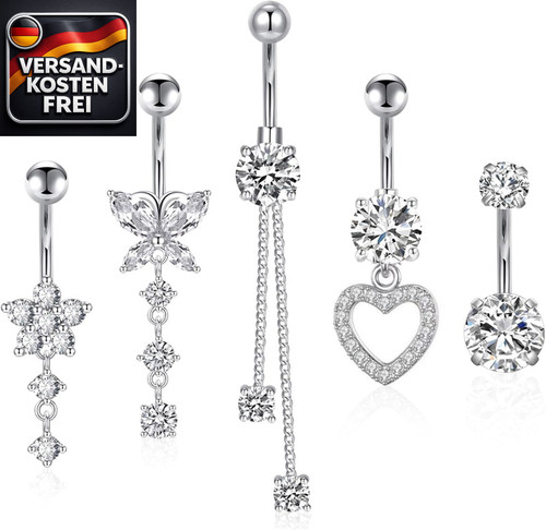 Bauchnabelpiercing edelstahl - bauchnabelpiercing,